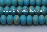 CDE2643 15.5 inches 10*14mm rondelle dyed sea sediment jasper beads