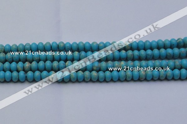 CDE2644 15.5 inches 12*16mm rondelle dyed sea sediment jasper beads