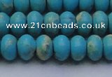 CDE2645 15.5 inches 13*18mm rondelle dyed sea sediment jasper beads