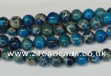 CDE265 15.5 inches 6mm round dyed sea sediment jasper beads