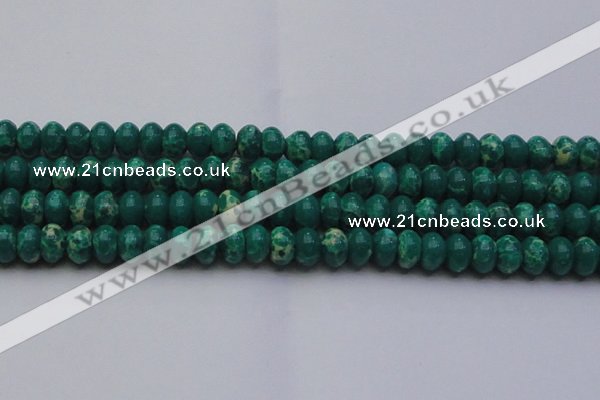 CDE2678 15.5 inches 15*20mm rondelle dyed sea sediment jasper beads