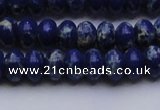 CDE2682 15.5 inches 8*12mm rondelle dyed sea sediment jasper beads