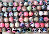 CDE3257 15 inches 8mm round sea sediment jasper beads wholesale