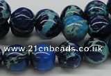 CDE45 15.5 inches 12mm round dyed sea sediment jasper beads wholesale