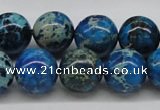 CDE46 15.5 inches 14mm round dyed sea sediment jasper beads wholesale