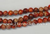 CDE491 15.5 inches 6mm round dyed sea sediment jasper beads