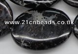 CDE680 15.5 inches 30*40mm oval dyed sea sediment jasper beads