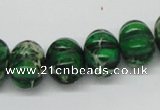 CDE75 15.5 inches 12*16mm pumpkin dyed sea sediment jasper beads