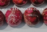 CDE764 15.5 inches 20mm round dyed sea sediment jasper beads