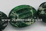 CDE78 15.5 inches 26*33mm star fruit shaped dyed sea sediment jasper beads