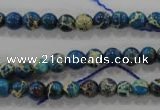 CDE811 15.5 inches 6mm round dyed sea sediment jasper beads wholesale