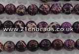 CDE842 15.5 inches 8mm round dyed sea sediment jasper beads wholesale