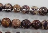 CDE844 15.5 inches 12mm round dyed sea sediment jasper beads wholesale