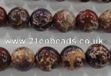 CDE845 15.5 inches 14mm round dyed sea sediment jasper beads wholesale