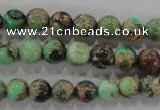 CDE852 15.5 inches 8mm round dyed sea sediment jasper beads wholesale