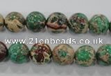 CDE853 15.5 inches 10mm round dyed sea sediment jasper beads wholesale