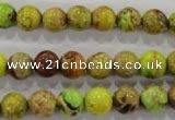 CDE863 15.5 inches 10mm round dyed sea sediment jasper beads wholesale