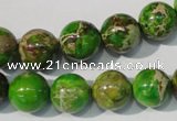 CDE922 15.5 inches 12mm round dyed sea sediment jasper beads