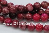 CDI03 16 inches 8mm round dyed imperial jasper beads wholesale