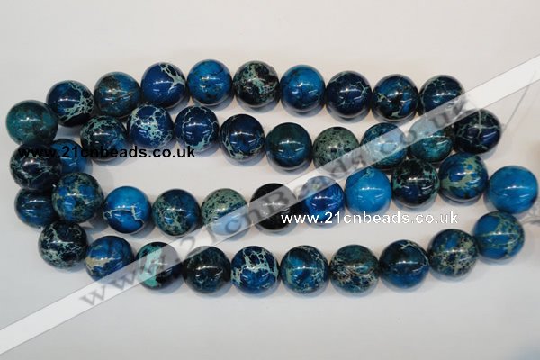 CDI222 15.5 inches 20mm round dyed imperial jasper beads