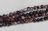 CDI360 15.5 inches 4mm round dyed imperial jasper beads