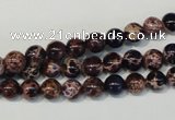 CDI361 15.5 inches 6mm round dyed imperial jasper beads