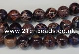 CDI362 15.5 inches 8mm round dyed imperial jasper beads