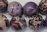 CDI368 15.5 inches 20mm round dyed imperial jasper beads