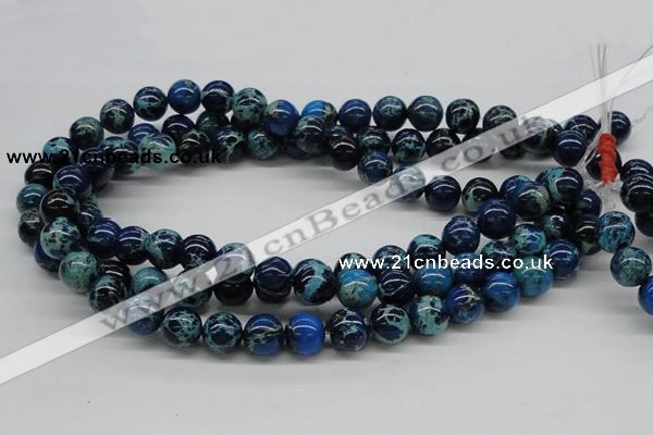 CDI45 16 inches 12mm round dyed imperial jasper beads wholesale