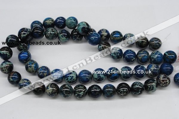 CDI47 16 inches 16mm round dyed imperial jasper beads wholesale