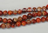 CDI491 15.5 inches 6mm round dyed imperial jasper beads