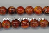 CDI493 15.5 inches 10mm round dyed imperial jasper beads