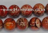 CDI495 15.5 inches 14mm round dyed imperial jasper beads