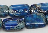 CDI56 16 inches 18*25mm rectangle dyed imperial jasper beads wholesale