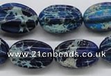 CDI61 16 inches 16*23mm star fruit shaped dyed imperial jasper beads