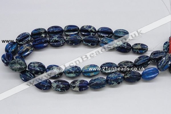 CDI61 16 inches 16*23mm star fruit shaped dyed imperial jasper beads