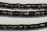 CDI670 15.5 inches 6*6mm tube dyed imperial jasper beads