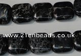 CDI692 15.5 inches 14*14mm square dyed imperial jasper beads