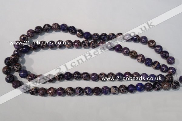 CDI696 15.5 inches 10mm round dyed imperial jasper beads