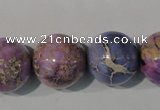 CDI698 15.5 inches 18mm round dyed imperial jasper beads