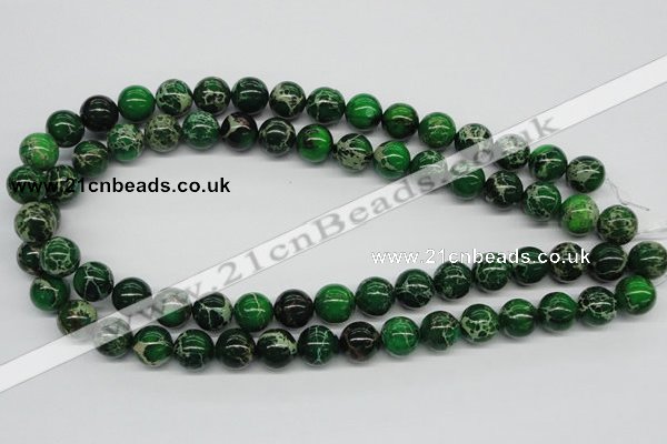 CDI70 16 inches 12mm round dyed imperial jasper beads wholesale