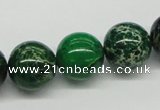 CDI71 16 inches 16mm round dyed imperial jasper beads wholesale