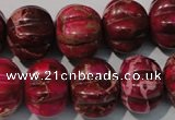 CDI767 15.5 inches 15*18mm pumpkin dyed imperial jasper beads