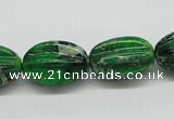 CDI77 16 inches 14*20mm star fruit shaped dyed imperial jasper beads