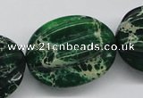 CDI78 16 inches 26*33mm star fruit shaped dyed imperial jasper beads