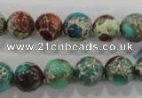 CDI804 15.5 inches 11mm round dyed imperial jasper beads wholesale