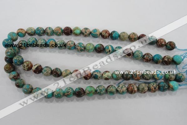 CDI804 15.5 inches 11mm round dyed imperial jasper beads wholesale