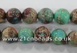 CDI805 15.5 inches 12mm round dyed imperial jasper beads wholesale