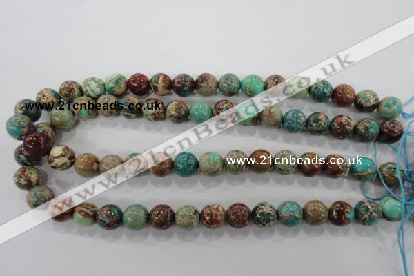 CDI805 15.5 inches 12mm round dyed imperial jasper beads wholesale