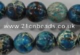 CDI807 15.5 inches 15mm round dyed imperial jasper beads wholesale